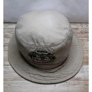 Vintage Walt Disney World Animal Kingdom Bucket Hat Mickey Minnie Kids